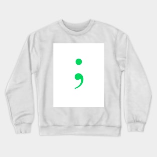 Semicolon Crewneck Sweatshirt